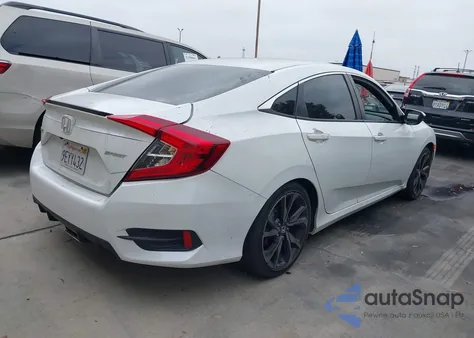 2021 Honda Civic Sport z USA, uszkodzony, nr VIN 2HGFC2F89MH559351